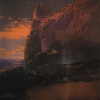 Maxfield Parrish : The Tempest